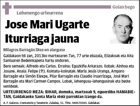 UGARTE ITURRIAGA,JOSE MARI