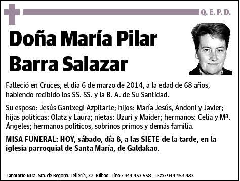 BARRA SALAZAR,MARIA PILAR