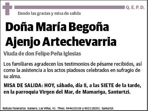 AJENJO ARTECHEVARRIA,MARIA BEGOÑA