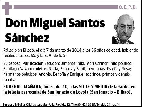 SANTOS SANCHEZ,MIGUEL