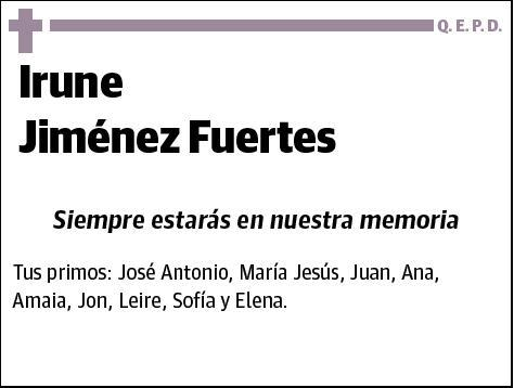 JIMENEZ FUERTES,IRUNE