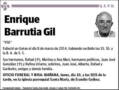 BARRUTIA GIL,ENRIQUE