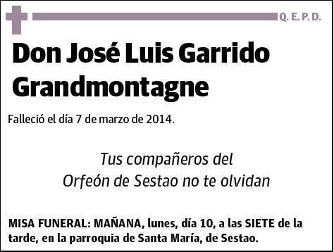 GARRIDO GRANDMONTAGNE,JOSE LUIS