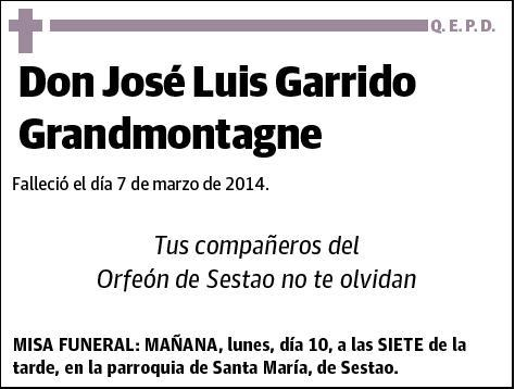 GARRIDO GRANDMONTAGNE,JOSE LUIS