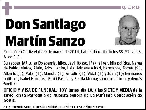 MARTIN SANZO,SANTIAGO