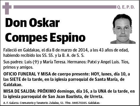 COMPES ESPINO,OSKAR