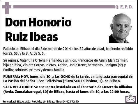 RUIZ IBEAS,HONORIO