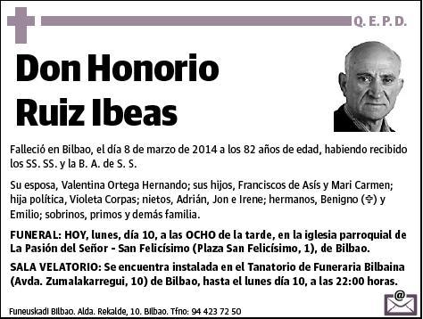 RUIZ IBEAS,HONORIO