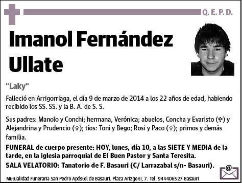 FERNANDEZ ULLATE,IMANOL