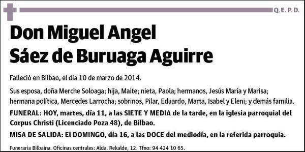 SAEZ DE BURUAGA AGUIRRE,MIGUEL ANGEL