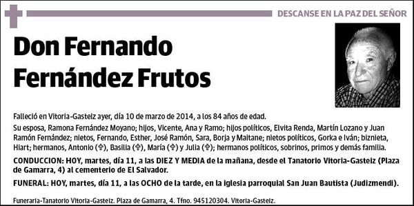 FERNANDEZ FRUTOS,FERNANDO