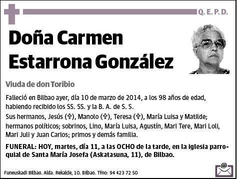 ESTARRONA GONZALEZ,CARMEN