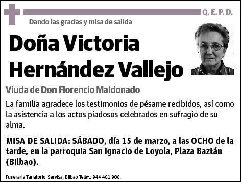 HERNANDEZ VALLEJO,VICTORIA