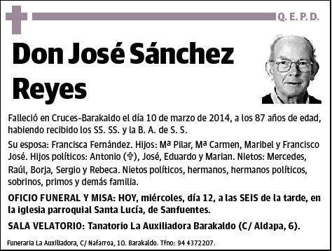 SANCHEZ REYES,JOSE