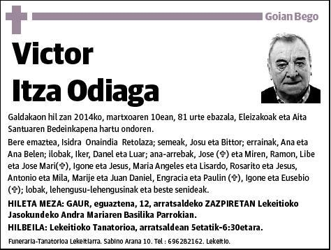 ITZA ODIAGA,VICTOR