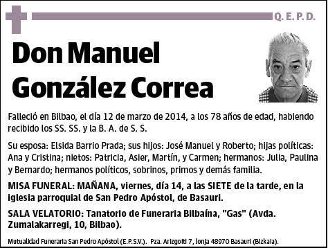 GONZALEZ CORREA,MANUEL