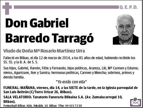 BARREDO TARRAGO,GABRIEL