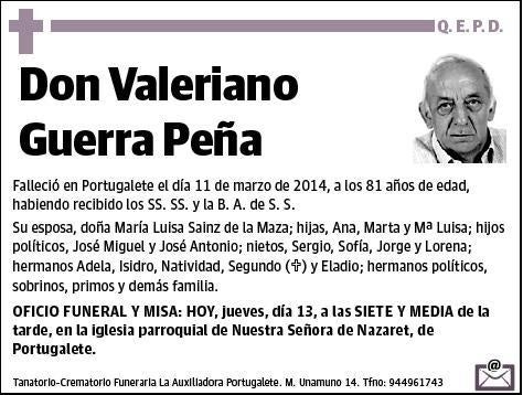 GUERRA PEÑA,VALERIANO