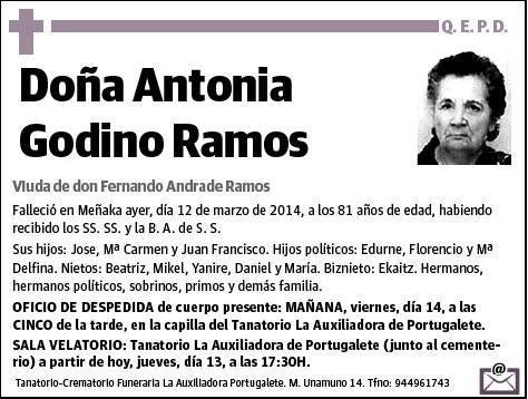 GODINO RAMOS,ANTONIA