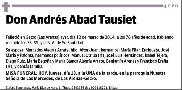 ABAD TAUSIET,ANDRES