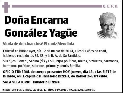 GONZALEZ YAGÜE,ENCARNA