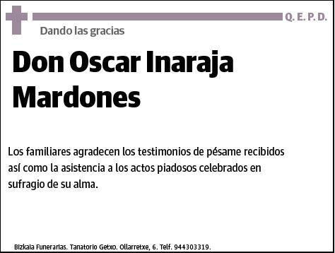 INARAJA MARDONES,OSCAR