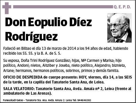 DIEZ RODRIGUEZ,EOPULIO