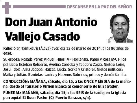 VALLEJO CASADO,JUAN ANTONIO