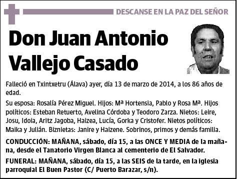 VALLEJO CASADO,JUAN ANTONIO