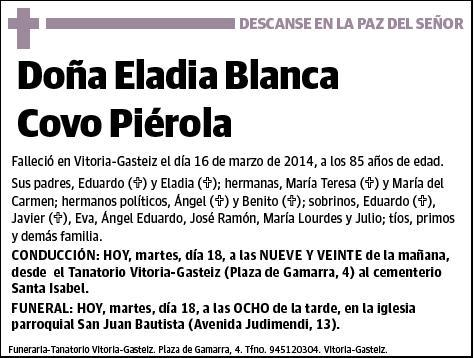 COVO PIÉROLA,ELADIA BLANCA