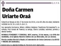 URIARTE ORAÁ,CARMEN