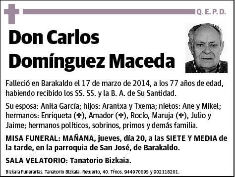 DOMINGUEZ MACEDA,CARLOS