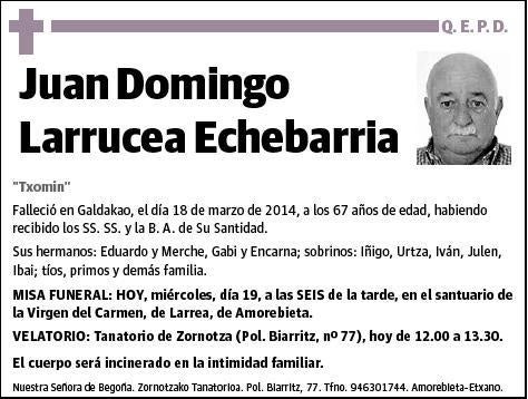 LARRUCEA ECHEBARRIA,JUAN DOMINGO