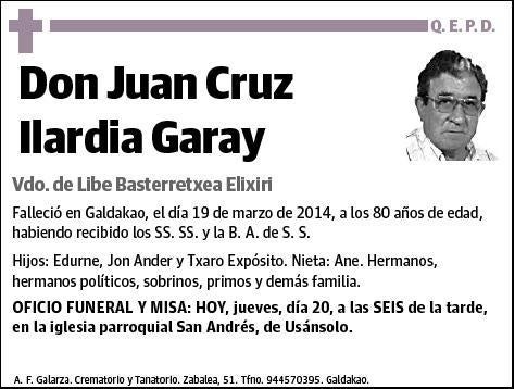 ILARDIA GARAY,JUAN CRUZ