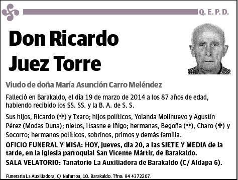 JUEZ TORRE,RICARDO