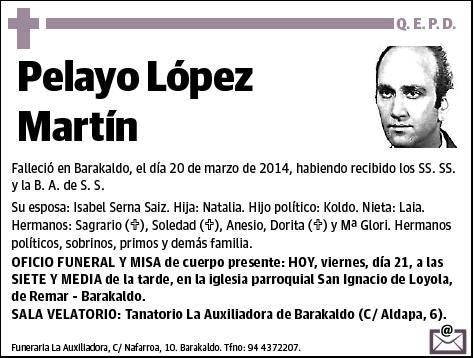 LOPEZ MARTIN,PELAYO