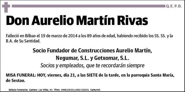 MARTIN RIVAS,AURELIO
