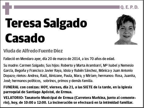 SALGADO CASADO,TERESA