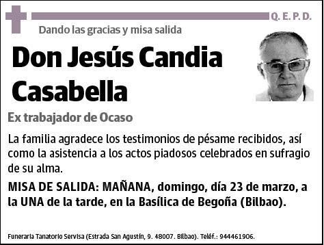 CANDIA CASABELLA,JESUS