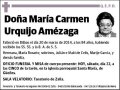 URQUIJO AMEZAGA,MARIA CARMEN
