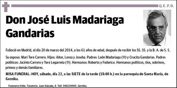 MADARIAGA GANDARIAS,JOSE LUIS