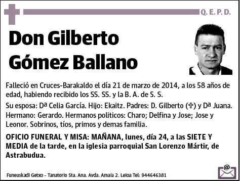 GOMEZ BALLANO,GILBERTO