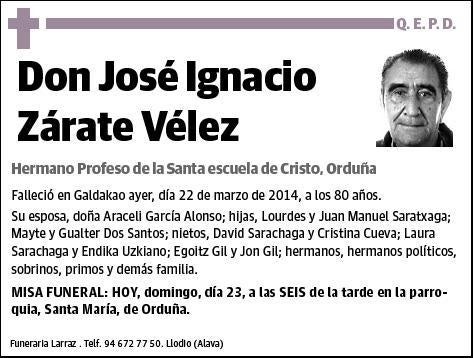 ZARATE VELEZ,JOSE IGNACIO