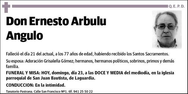 ARBULU ANGULO,ERNESTO