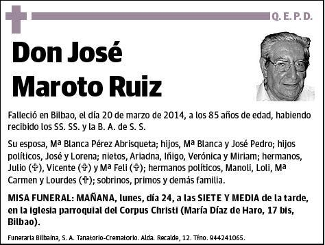 MAROTO RUIZ,JOSE