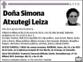 ATXUTEGI LEIZA,SIMONA