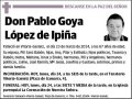 GOYA LOPEZ DE IÑIÑA,PABLO