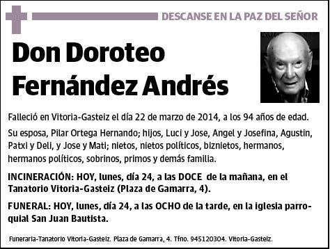 FERNANDEZ ANDRES,DOROTEO