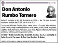 RUMBO TORNERO,ANTONIO