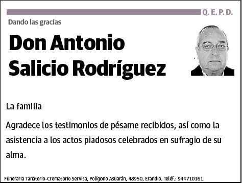 SALICIO RODRIGUEZ,ANTONIO